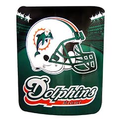 Miami Dolphins NFL Micro-Raschel Throw (Stadium Series) (50x60")"