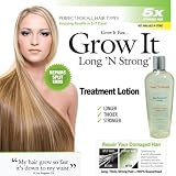 Want Longer Hair? Want Stronger Hair? Grow Hair Fast! Buy Long 'N Strong® Treatment Lotion - Longer, Thicker Hair! - Split End Repair - Split end treatment!