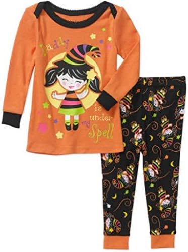 Girls' Cute Halloween Pajamas (6/9M, Cute Baby Witch)