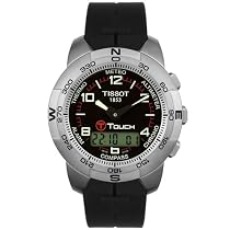Tissot Men's T-Touch Titanium Black Rubber Watch #T33.7.798.51