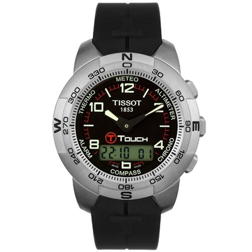 Tissot Men's T-Touch Titanium Black Rubber Watch #T33.7.798.51