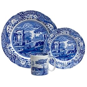 Spode Blue Italian 12-Piece Dinnerware Set, Service for 4