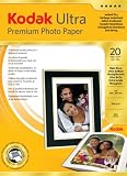 Kodak Ultra Photo Paper (Gold 5*), A4, 20 sheets (280gsm) - Works with all inkjet printers. Create stunning, professional quality photos