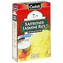Casbah Saffron Jasmine Rice, 7-Ounce Boxes (Pack of 12)