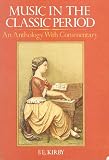 Search:  Music in the Classic Period: An Anthology With Commentary