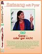 Ganz -oder gar nicht