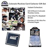 Various Brands Colorado Rockies 500 Card Collector Gift Set