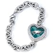 NFL Women's FH-PHI Heart Collection Philadelphia Eagles Watch