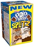 Kellogg's Pop-Tart's Splitz Chocolate Vanilla, 14.1-Ounce, 8-Count Boxes (Pack of 12)