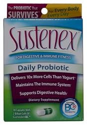Sustenex with Ganeden-BC30, Probiotic, 30 Capsules