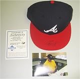 Chipper Jones Autographed/Hand Signed Atlanta Braves Baseball Cap