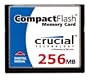 Crucial Technology 103329 256 MB CompactFlash Type I Flash Card