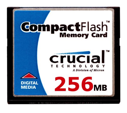 Crucial Technology 103329 256 MB CompactFlash Type I Flash Card