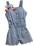 GUESS Kids Girls Baby Girls Embroidered Romper (12-24M)