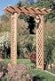Western Red Cedar Pergola Arbor with Anchor Kit