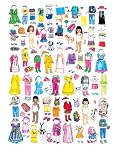 Girl Felt Dolls-Set of 4 with extra clothes - Kit