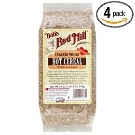 Bob's Red Mill Wheat Cracked, 24-ounces (Pack of4)