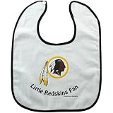 Washington Redskins Button Baby Bib