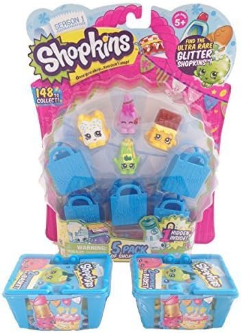 Shopkins Season 1 Value Pack - 9 Shopkins, 5 Bags and 2 Baskets Model: