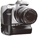 Canon EOS 300D SLR-Digitalkamera (6 Megapixel) + EF-S 18-55 + EF 55-200 II USM + Batteriegriff BG-E1