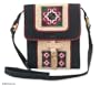 Handmade Hemp Shoulder Bag, 'Ethnic Stars'