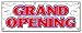 Grand Opening Banner Sign New Store Sign Signs