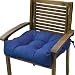 Greendale Home Fashions 20-Inch Outdoor Chair Cushion, Cobalt Solid