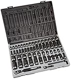 Grey Pneumatic 81259CRD 3/8' Drive 59pc Standard/Deep Length Fractional and Metric Duo-Socket Set - 