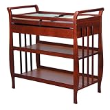 Emily Changing Table in Cherry Finish By Da Vinci Baby Furniture