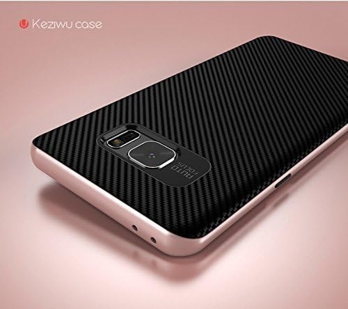 Galaxy Note 7 Case by Keziwu, Premium Finish, Simple, Elegant, Modern &amp; Minimalist, with Carbon Fiber Style Back, lightweight, dual layer (PC &amp; TPU) protection, Case for Galaxy Note7 (Rose Gold)