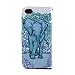 iPhone 5C Case, Speedtek Elephant Pattern Premium PU Leather Wallet Flip Protective Skin Case with Magnetic Closure for Apple iPhone 5C (2013) (Built-in Credit Card/ID Card Slot)