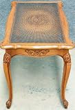 Great Vintage French Country Louis XV Elm Coffee Table