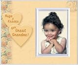 Hugs And Kisses for Great Grandma - Picture Frame Gift