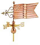 FS POLISHED FLAG WEATHERVANE