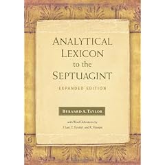 Analytical Lexicon to the Septuagint