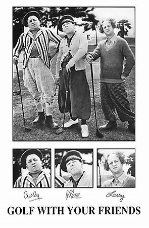 Golf With Your Friends, Art Poster, size 22.25