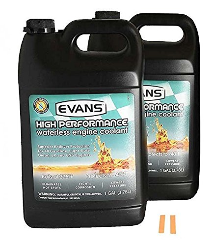 Evans NPG+C High Performance Waterless Coolant 2 Gallon Pack with Conversion Testing Kit