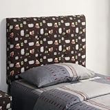 Twin Headboard in rt 66 Nostalgia Fabric