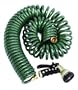 The Rumford Gardener GA5000 50 Foot Garden Coil Hose with Multi-Pattern Nozzle