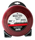 Oregon 110278 Nylium Starline .105-Inch-by-225-Foot 1-Pound Coil of String Trimmer Line, Red