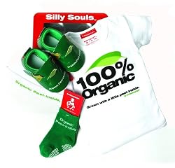 Silly Souls Organic Pest 4-Piece Baby Gift Set