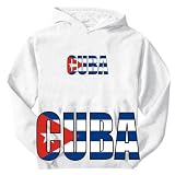 Sweatshirt White  Flag Cuba  Country