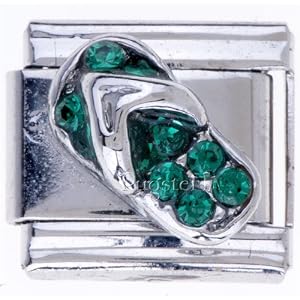 Green Sandal Gift Birthstone Italian Charm by 