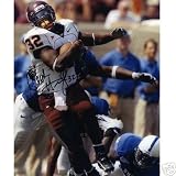 Cedric Humes Autographed Virginia Tech Hokies (White Jersey) 8x10 Photo
