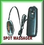 Small Spot Silver Power Bullet Egg Wire Style Back, Scalp, Body Battery Massager