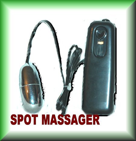 HealthPersonalCare: Small Spot Silver Power Bullet Egg Wire Style Back, Scalp, Body Battery Massager