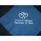 100 Personalized Luncheon Dinner Napkins for Holidays, Weddings, Birthdays, Baby Showers,... by Party Favors Plus