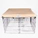 4' x 4' GoGo Exercise Pen UV Top / Cover Tan