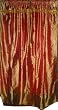 Silk Sari Indian Curtains Drapes-2 Firebrick Panels Drapes India Decor Window Treatment