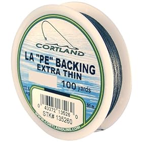 Cortland Large Arbor PE Flat Fly Line Backing Test: 30 lb.